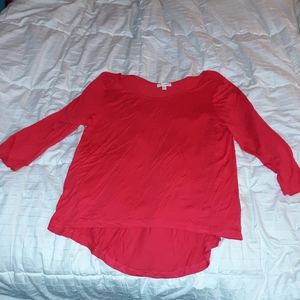 Womens quarter sleeve top